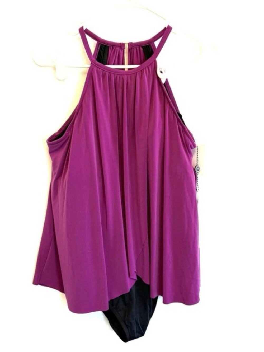 Magicsuit Women’s Purple/Black One Piece Swimsuit Size 14
